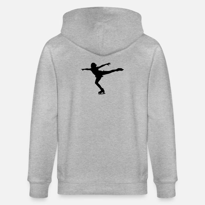 Eiskunstlauf - Stanley/Stella Unisex Bio-Kapuzenjacke CULTIVATOR  - Grau meliert