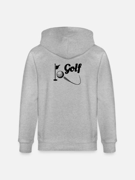 Golf 2 - Stanley/Stella CULTIVATOR Unisex Organic Hooded Jacket - heather grey