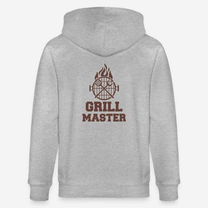 Grill Master BBQ - Veste à capuche bio CULTIVATOR Stanley/Stella Unisexe - gris chiné