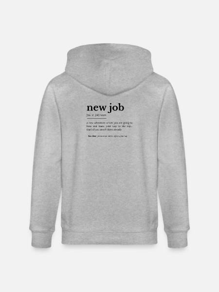 Neue Stellendefinition - Stanley/Stella Unisex Bio-Kapuzenjacke CULTIVATOR  - Grau meliert