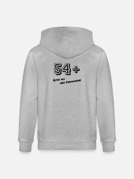 54 - Stanley/Stella Unisex Bio-Kapuzenjacke CULTIVATOR  - Grau meliert