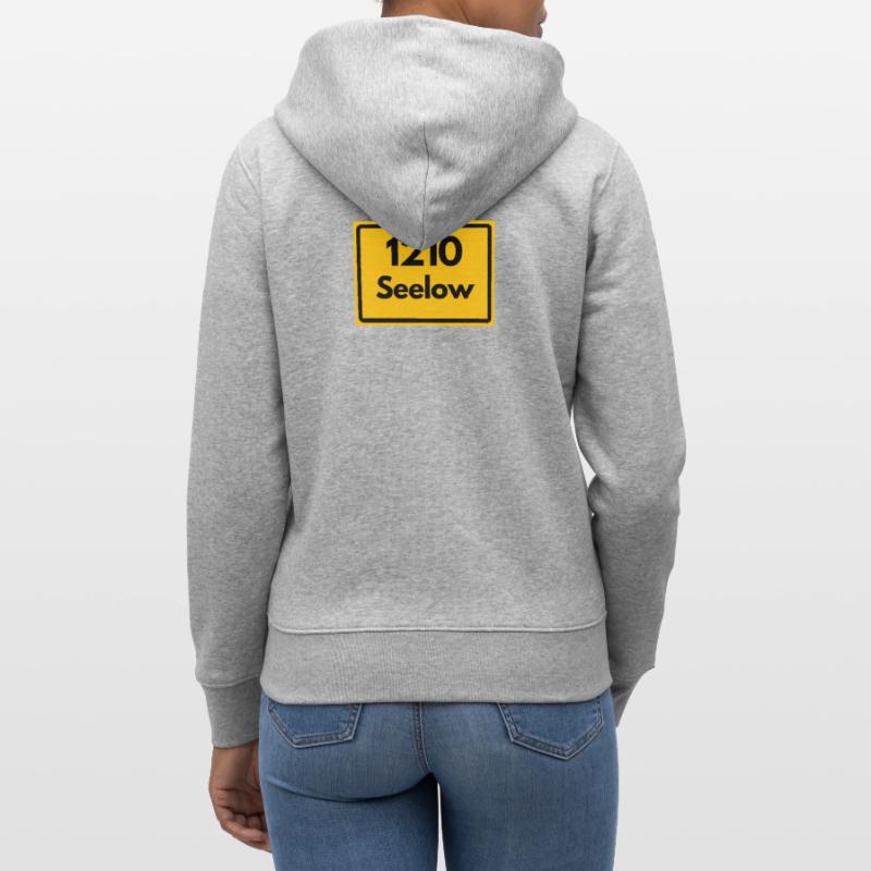 OLD POSTCODE POSTCODE RETRO 1210 SEELOW HEIMAT Stanley/Stella CULTIVATOR  Unisex Organic Hooded Jacket