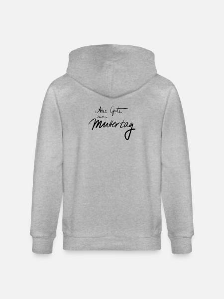 Happy Mothers's Day - Stanley/Stella CULTIVATOR Unisex Organic Hooded Jacket - heather grey