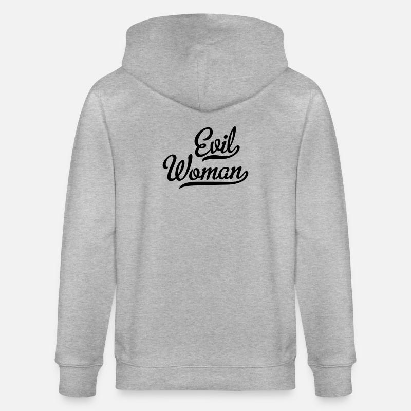 Femme maléfique - Veste à capuche bio CULTIVATOR Stanley/Stella Unisexe - gris chiné