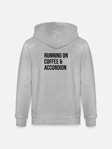 Accordion Accordion Accordion - Stanley/Stella CULTIVATOR  Unisex Organic Hooded Jacket - heather grey