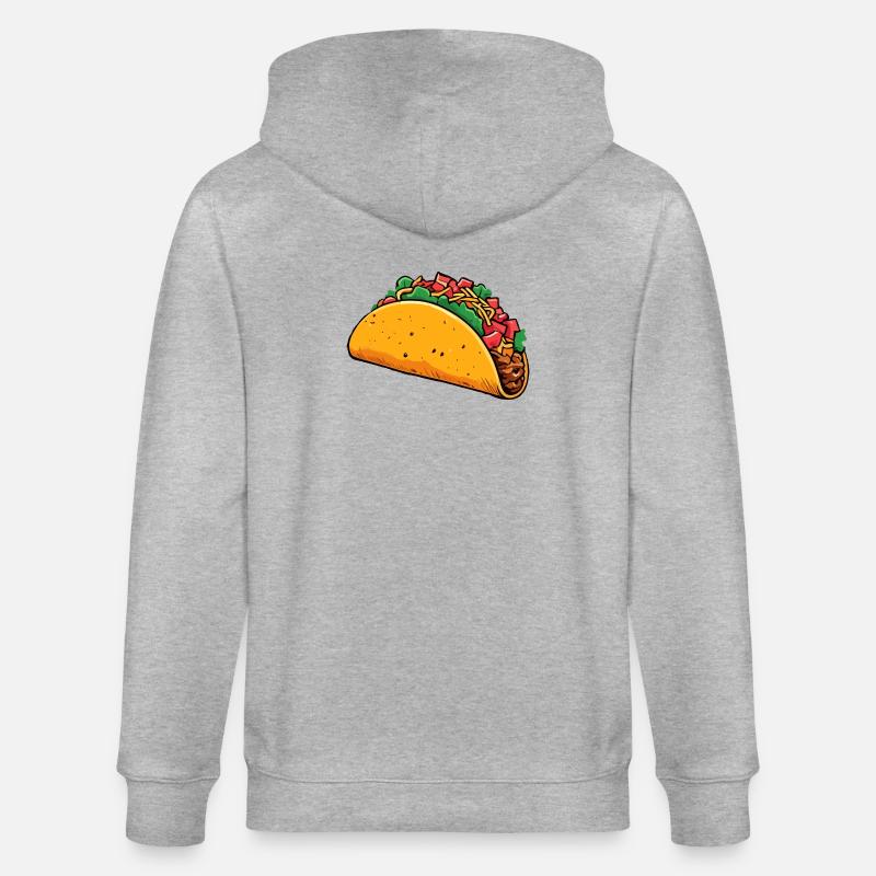 Tacos - Veste à capuche bio CULTIVATOR Stanley/Stella Unisexe - gris chiné