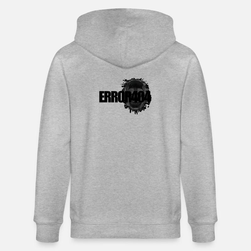 Schädel Graffiti Splatter - Stanley/Stella Unisex Bio-Kapuzenjacke CULTIVATOR  - Grau meliert