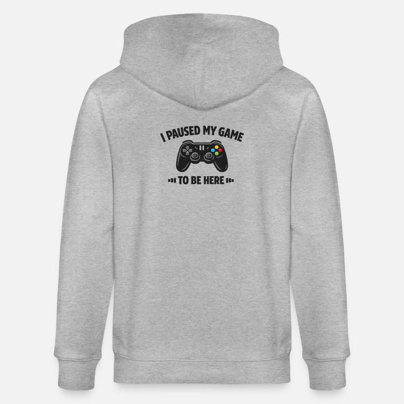 Conception de jeux - Veste à capuche bio CULTIVATOR Stanley/Stella Unisexe - gris chiné