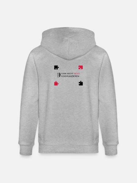 communication watzlawick - Stanley/Stella CULTIVATOR Unisex Organic Hooded Jacket - heather grey