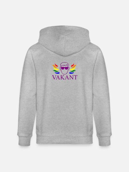 Vakant / Vacant Typ - Stanley/Stella Unisex Bio-Kapuzenjacke CULTIVATOR - Grau meliert