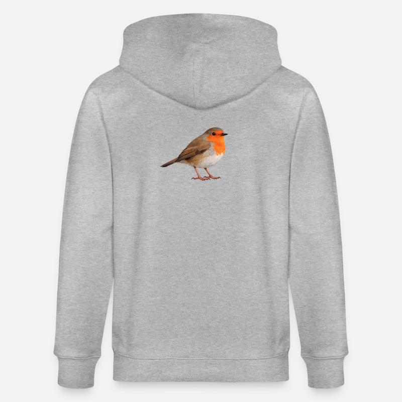 Robin - Veste à capuche bio CULTIVATOR Stanley/Stella Unisexe - gris chiné