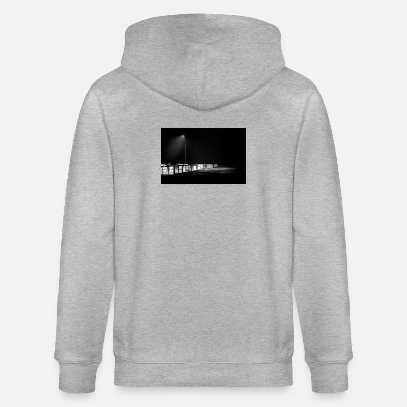 Deich an der Nordsee - Stanley/Stella Unisex Bio-Kapuzenjacke CULTIVATOR - Grau meliert