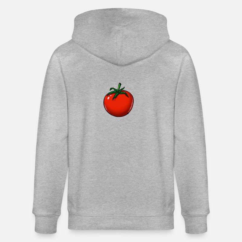 Tomate - Stanley/Stella Unisex Bio-Kapuzenjacke CULTIVATOR  - Grau meliert