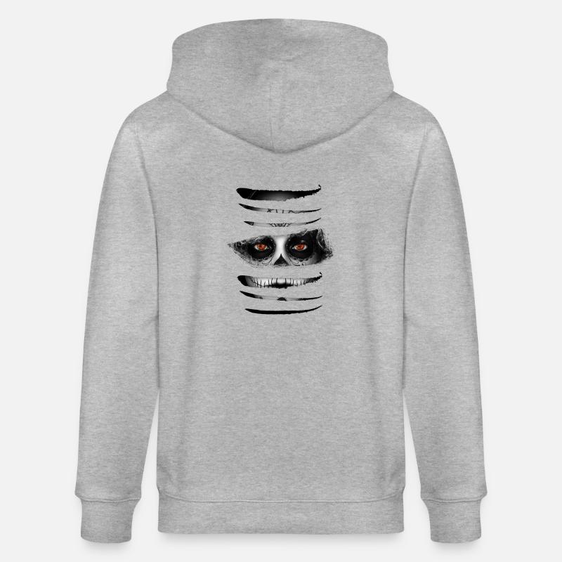 The Face - Stanley/Stella Unisex Bio-Kapuzenjacke CULTIVATOR  - Grau meliert