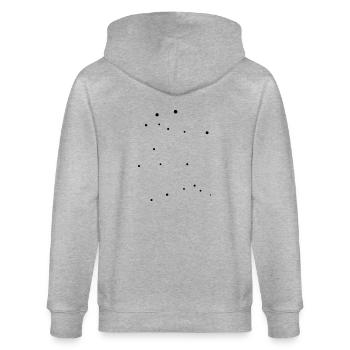 Gemini - Stanley/Stella CULTIVATOR  Unisex Organic Hooded Jacket - heather grey - Back - Luana (180cm)