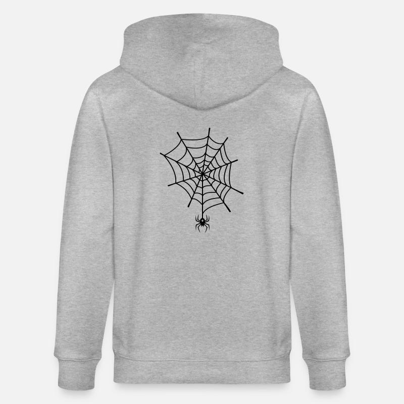 Araignée - Veste à capuche bio CULTIVATOR Stanley/Stella Unisexe - gris chiné