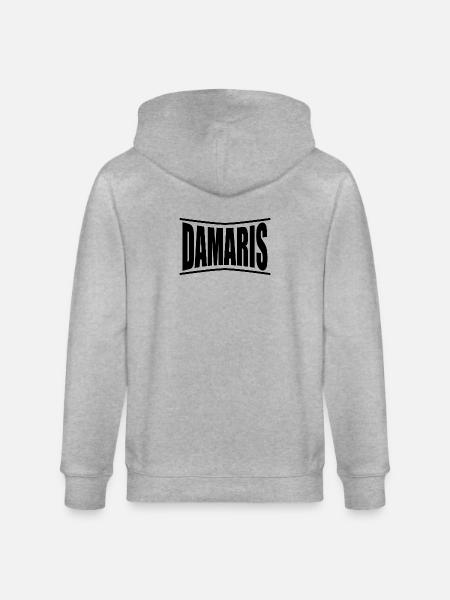 Damaris T-Shirt Geschenkidee - Stanley/Stella Unisex Bio-Kapuzenjacke CULTIVATOR  - Grau meliert