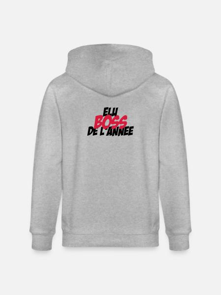 Elu B.O.S.S de l'année ! - Veste à capuche bio CULTIVATOR Stanley/Stella Unisexe - gris chiné