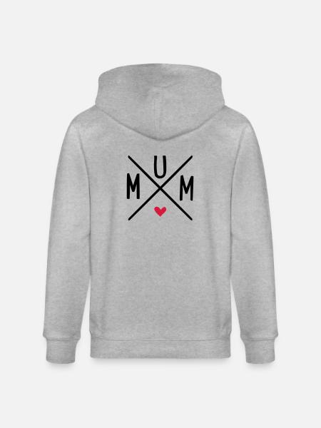 mum - Veste à capuche bio CULTIVATOR Stanley/Stella Unisexe - gris chiné