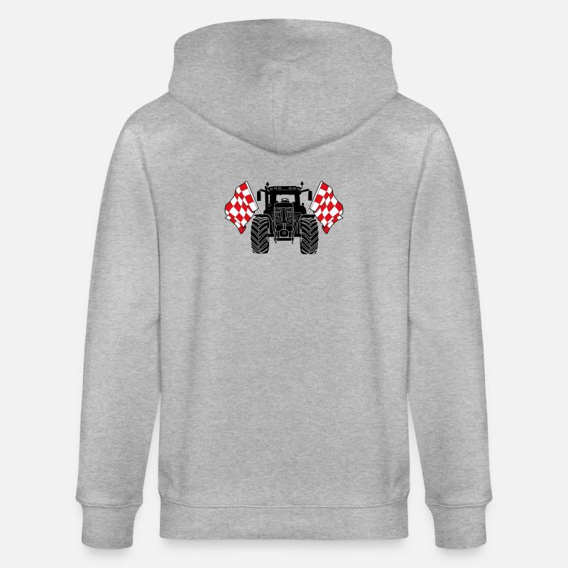 Brabant_Tractor_Pride - Veste à capuche bio CULTIVATOR Stanley/Stella Unisexe - gris chiné