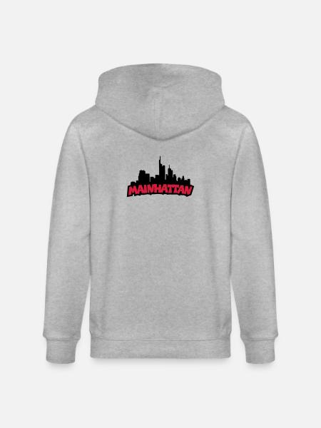 Mainhattan - Stanley/Stella CULTIVATOR Unisex Organic Hooded Jacket - heather grey