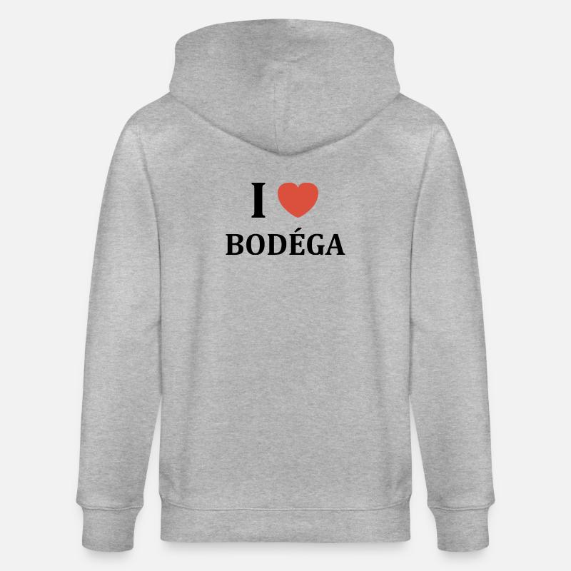 Bodéga - Veste à capuche bio CULTIVATOR Stanley/Stella Unisexe - gris chiné