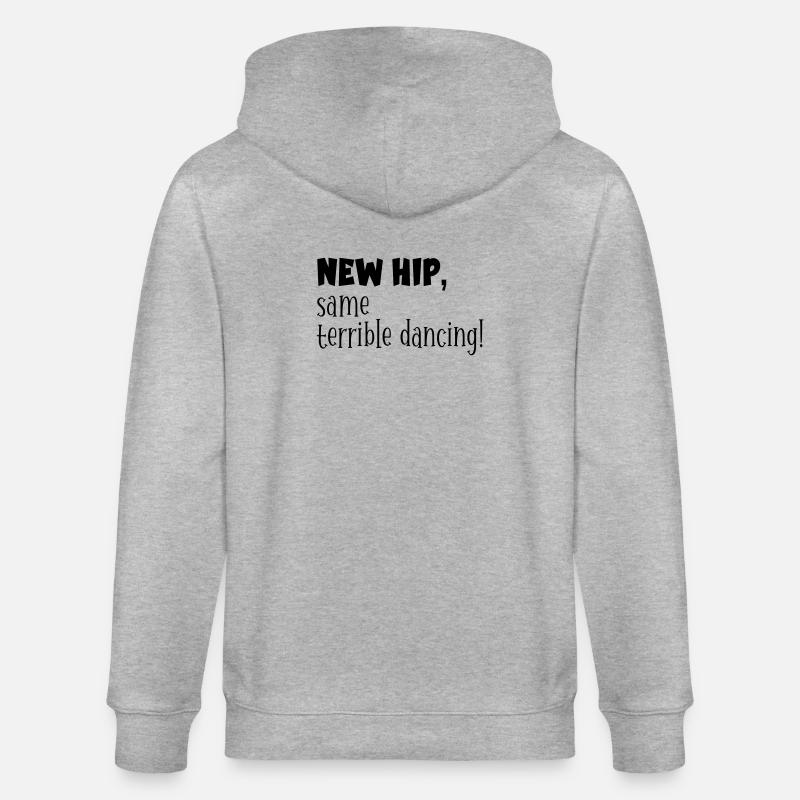 Hanches - Danse drôle - Veste à capuche bio CULTIVATOR Stanley/Stella Unisexe - gris chiné