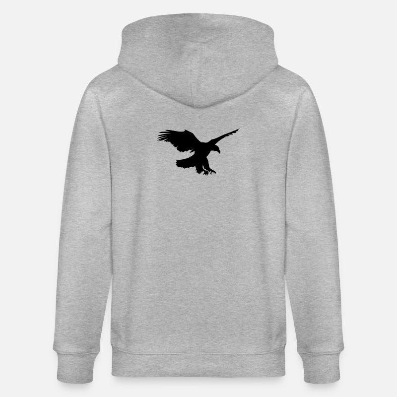 Aigle - Veste à capuche bio CULTIVATOR Stanley/Stella Unisexe - gris chiné