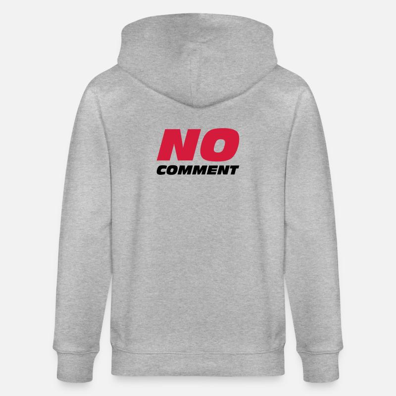 No Comment - Stanley/Stella Unisex Bio-Kapuzenjacke CULTIVATOR  - Grau meliert
