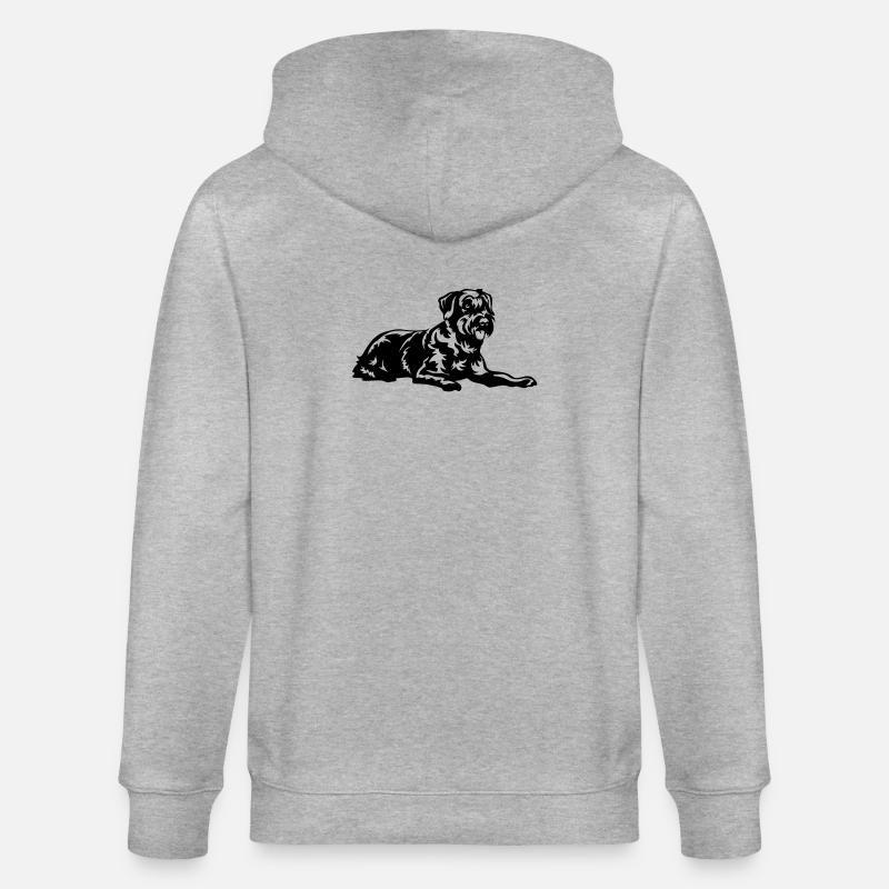 Schnauzer géant - Veste à capuche bio CULTIVATOR Stanley/Stella Unisexe - gris chiné