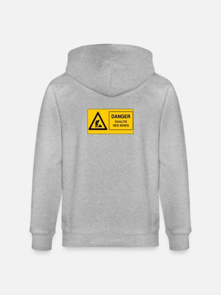 Gender equality - Stanley/Stella CULTIVATOR  Unisex Organic Hooded Jacket - heather grey