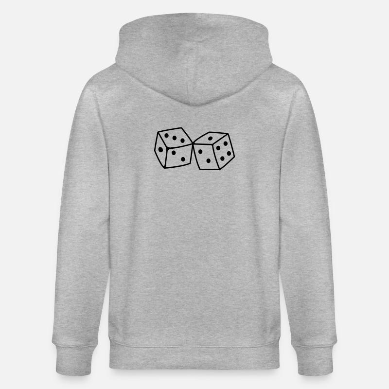 Cube - Veste à capuche bio CULTIVATOR Stanley/Stella Unisexe - gris chiné