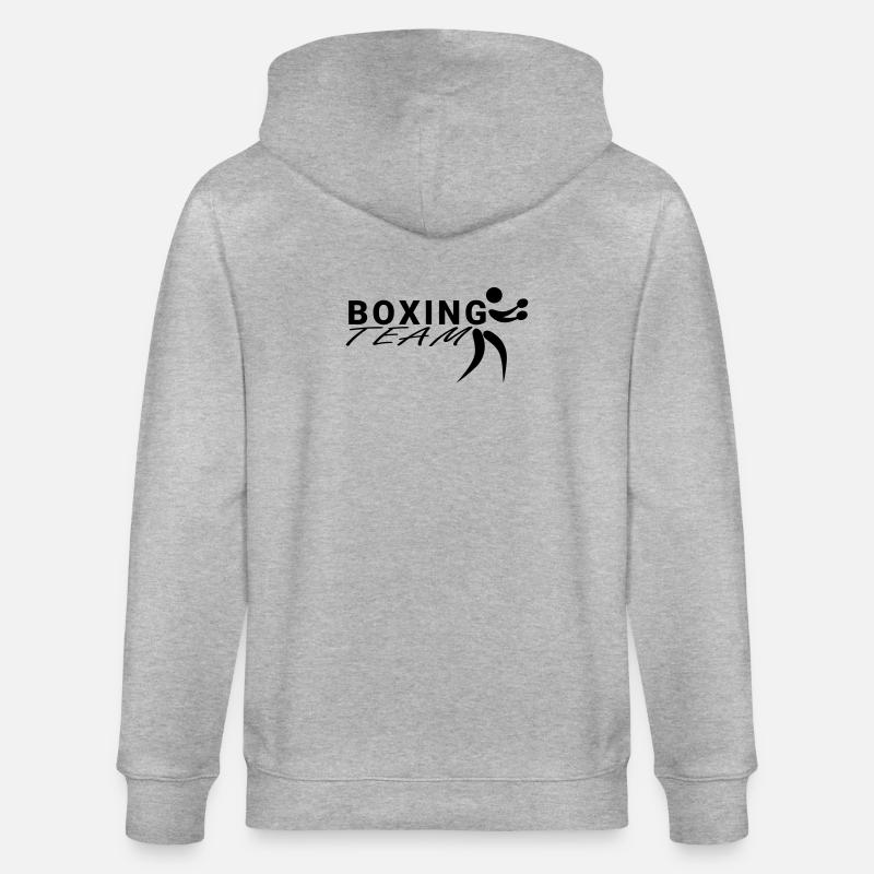 Équipe de boxe - Veste à capuche bio CULTIVATOR Stanley/Stella Unisexe - gris chiné