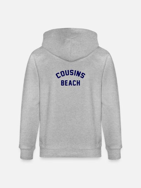 Cousins Beach – College Style - Stanley/Stella CULTIVATOR Unisex Organic Hooded Jacket - heather grey