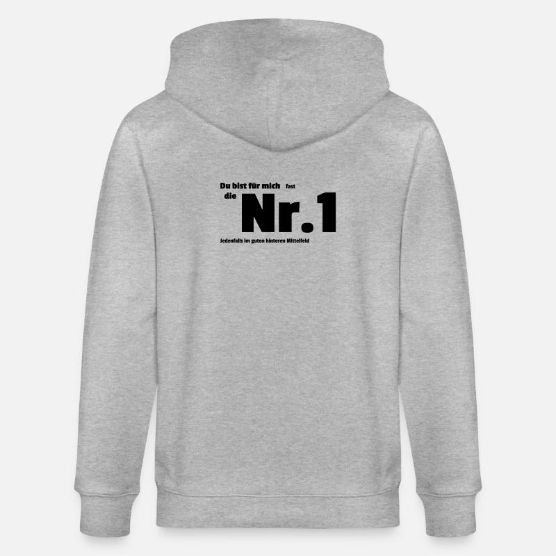Nummer Eins - Stanley/Stella Unisex Bio-Kapuzenjacke CULTIVATOR  - Grau meliert