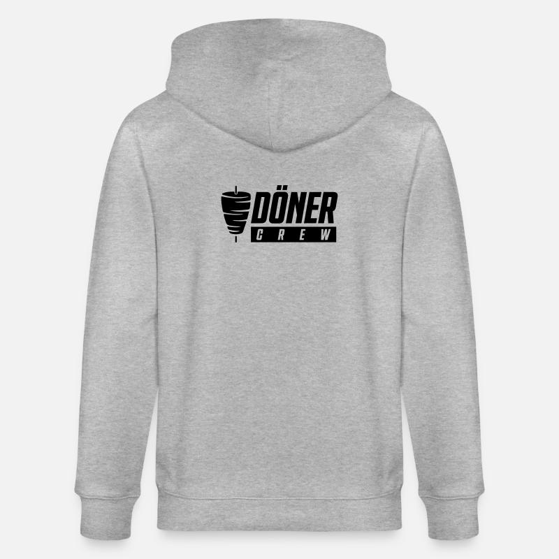 L’équipe Döner - Veste à capuche bio CULTIVATOR Stanley/Stella Unisexe - gris chiné