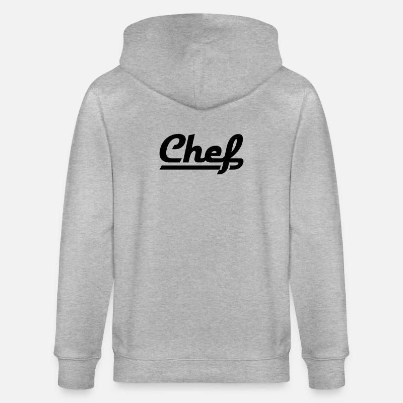 Chef - Veste à capuche bio CULTIVATOR Stanley/Stella Unisexe - gris chiné