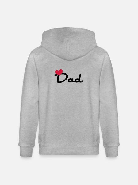 Dad - Veste à capuche bio CULTIVATOR Stanley/Stella Unisexe - gris chiné