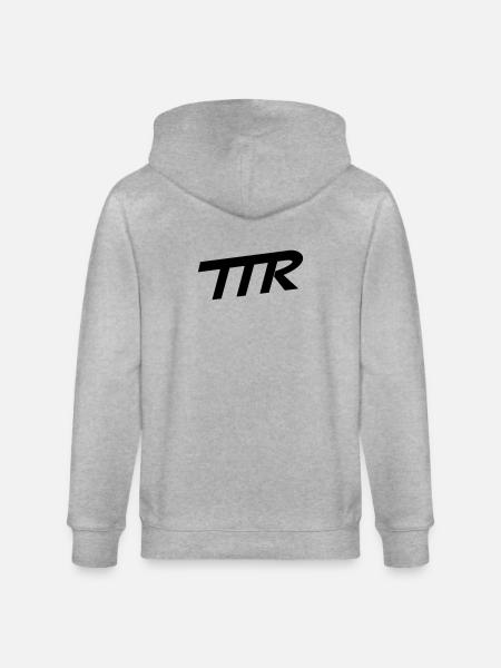 Steuern Sie die Reichen - Stanley/Stella Unisex Bio-Kapuzenjacke CULTIVATOR  - Grau meliert