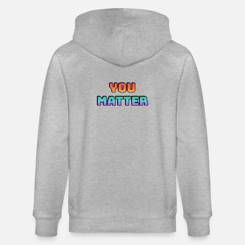 Vous comptez : Conception de dégradés - Veste à capuche bio CULTIVATOR Stanley/Stella Unisexe - gris chiné