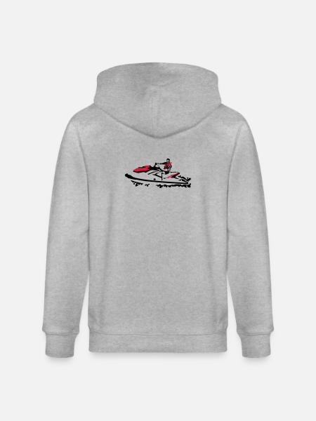 jetski - Veste à capuche bio CULTIVATOR Stanley/Stella Unisexe - gris chiné
