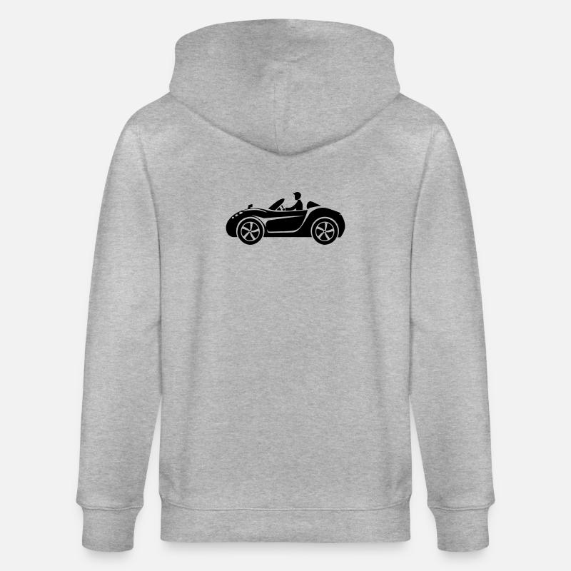 Cabrio Auto - Stanley/Stella Unisex Bio-Kapuzenjacke CULTIVATOR  - Grau meliert