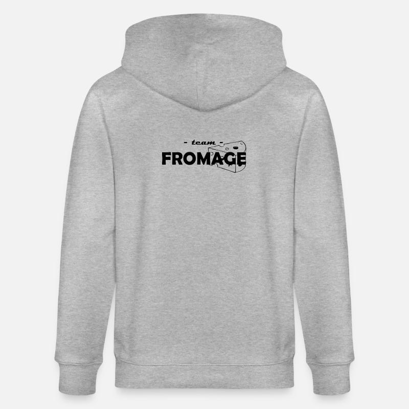 team fromage - Veste à capuche bio CULTIVATOR Stanley/Stella Unisexe - gris chiné