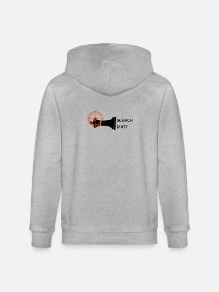 Schachmatt - Stanley/Stella Unisex Bio-Kapuzenjacke CULTIVATOR - Grau meliert