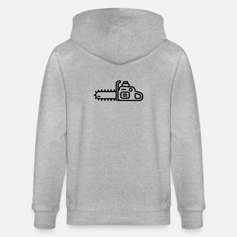 tronçonneuse - Veste à capuche bio CULTIVATOR Stanley/Stella Unisexe - gris chiné