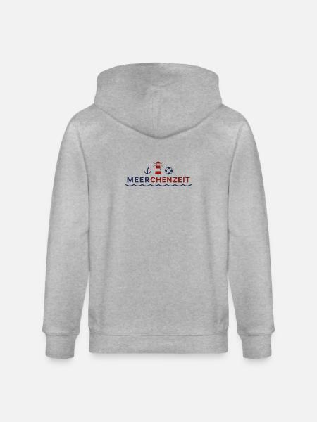 Meerchenzeit - Stanley/Stella Unisex Bio-Kapuzenjacke CULTIVATOR  - Grau meliert