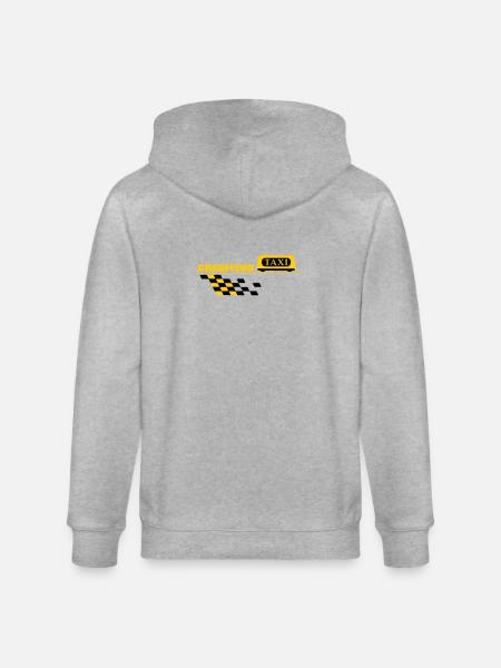Taxi driver - Stanley/Stella CULTIVATOR Unisex Organic Hooded Jacket - heather grey