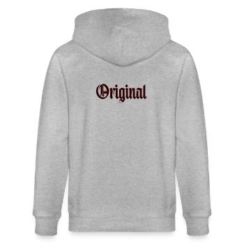 Original - Stanley/Stella CULTIVATOR  Unisex Organic Hooded Jacket - heather grey - Back - Luana (180cm)