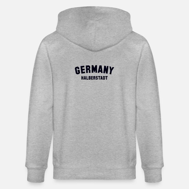 HALBERSTADT Germany - Stanley/Stella Unisex Bio-Kapuzenjacke CULTIVATOR  - Grau meliert