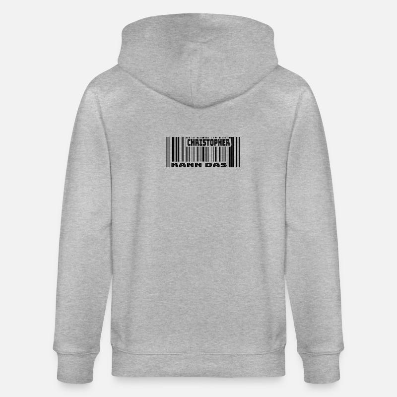 Christopher kann das  - Stanley/Stella Unisex Bio-Kapuzenjacke CULTIVATOR  - Grau meliert